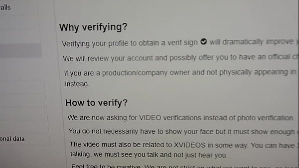 Verification video