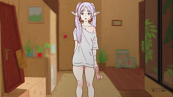 A Large Puddle Of Sperm Turned Out To Be Too Sticky For The Legs Frieren !hentai, Cartoon! thumbnail