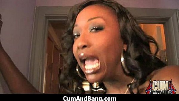 Extreme Interracial Gangbang - Sexy Ebony Hottie Group Sex 23 thumbnail