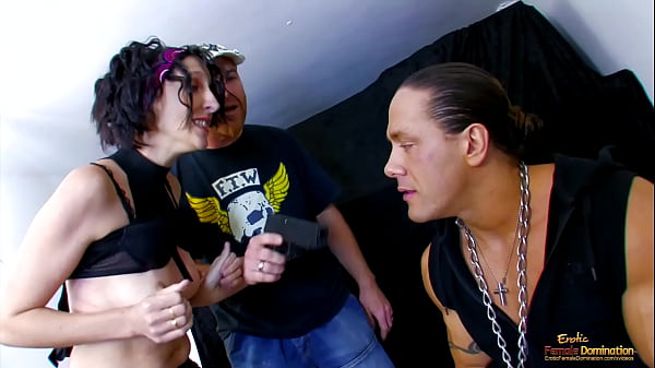 C Y Haired Babe Wears Black High Heels During A Fucking Session thumbnail