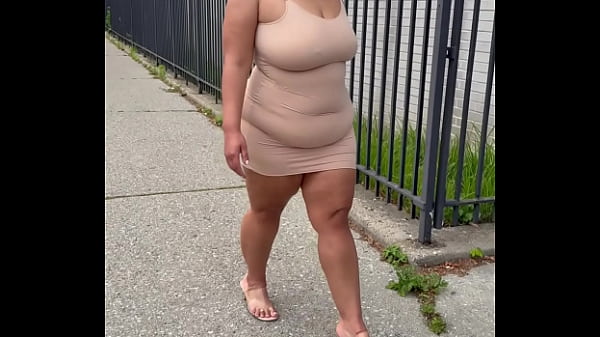 Natural Fat Ass - Thick Legs -high Heels-stilettos-mini Skirt -puerto Rican Bbw-latina-angielove Lookalike-redbone-lightskin -walking-slowmotion thumbnail