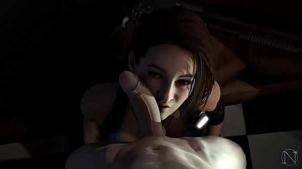 Jill Valentine - Deepthroats and swallows Umbrella Dick