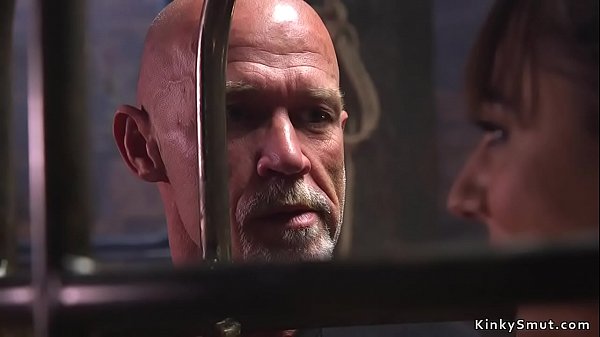 Old Master Fucks Hot Brunette Slave Deep Throat Till Bangs Her Pussy In Rope Bondage thumbnail