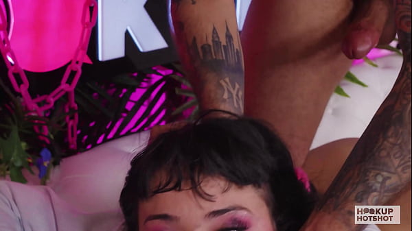 Beca Barbie Gags On Nade Nasty&rsquo;s Throbbing Cock In Sloppy Facefuck! thumbnail