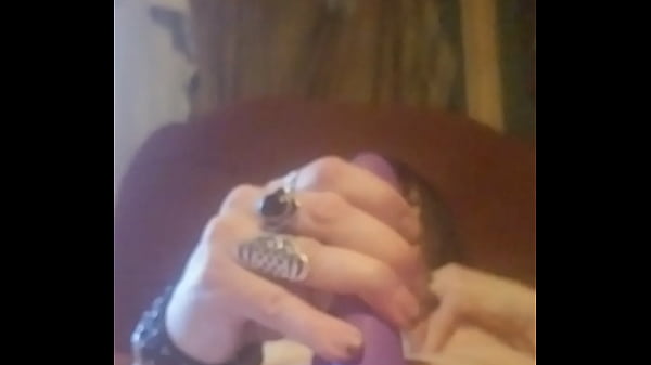 Hot Goth Chick Plays With Self & Toys thumbnail