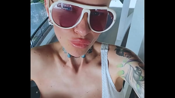 Bald Girl Wishes You A Great Day thumbnail