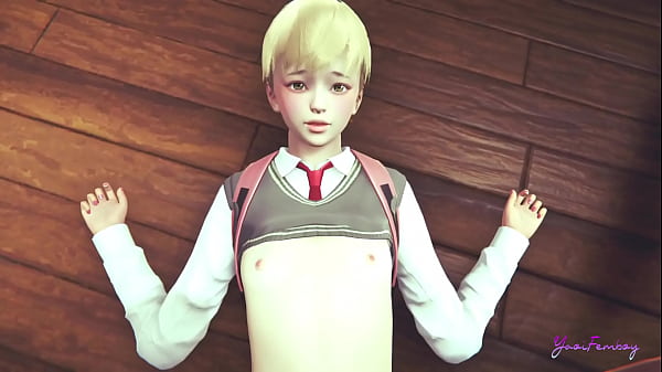 Yaoi Femboy - POV Kitten & suck & Penetrated 