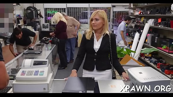 Nonton Slutty Angel Has Sex In Shop thumbnail