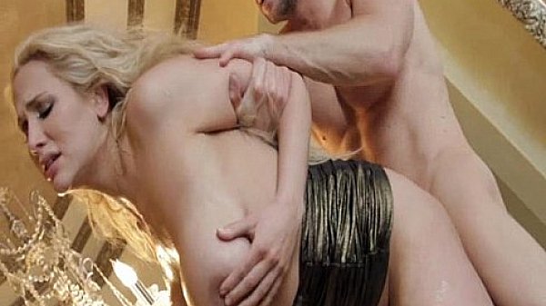 Busty Blonde Gets A Sloppy Rough Fucking thumbnail