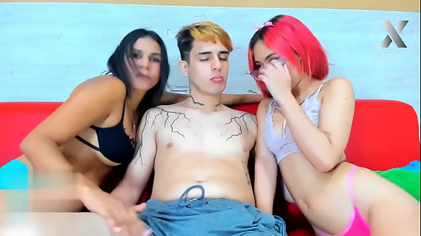 Playful Sluts Have A Threesome And Fight Over His Dick thumbnail