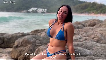 Pickup fucked a beautiful model in all holes pick up a real model like a photographer part 1