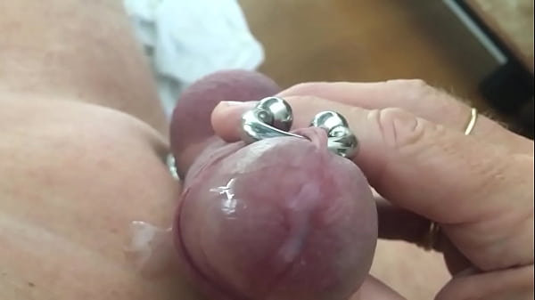 playing with my cumcovered cock