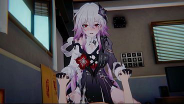Nonton [honkai: Star Rail] Evernight Complete Collection: Bondage, Cowgirl, Sandwich Dp & Handjob (4k/60fps) thumbnail