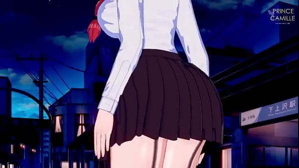 Makima Strips Naked While Her Breasts Bounce thumbnail