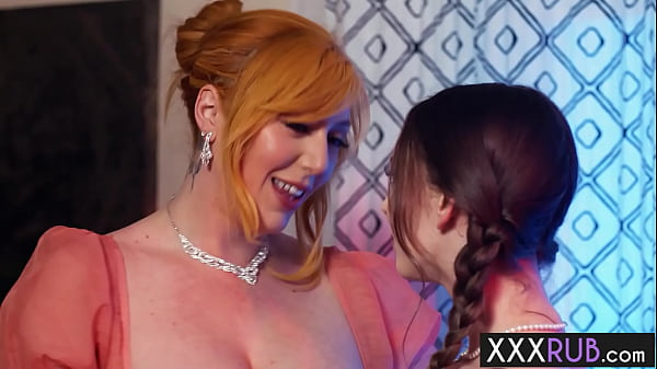 Hot big tits MILF used hot babe enjoyed licked her pussy after massage 