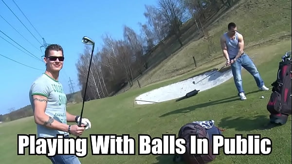 Outinpublic - Two Studs Breeding Outdoors After Playing A Round Of Golf thumbnail