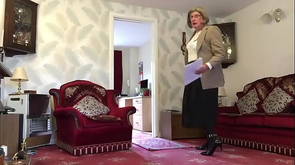 Note taking and walk about pose by Johanna Clayton 