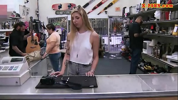 Skinny Blonde Woman Railed By Pawn Man thumbnail