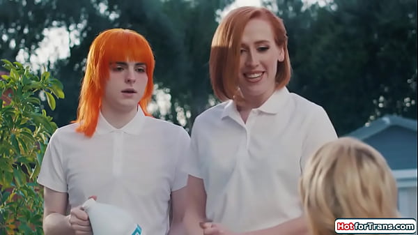 Hotfortrans.com - Small Tits Tgirls Offer Busty Blonde A Free Massage.the Big Tits Babe Wants A Happy End And Facesits A Shemale While Facefucked By The Other Trans thumbnail