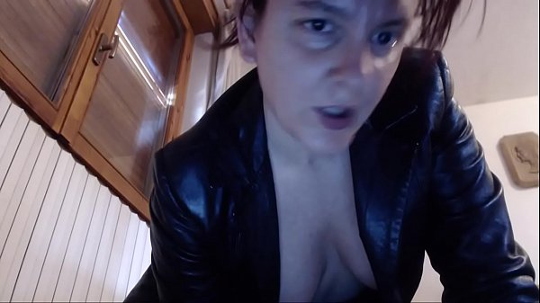 Nonton Latex Gloves Long Leather Jacket Ready To Show You Who's In Charge Here Filthy Slave! thumbnail