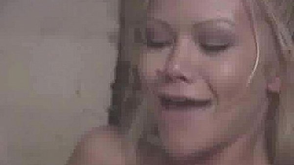 Busty Blonde In Washing Area thumbnail