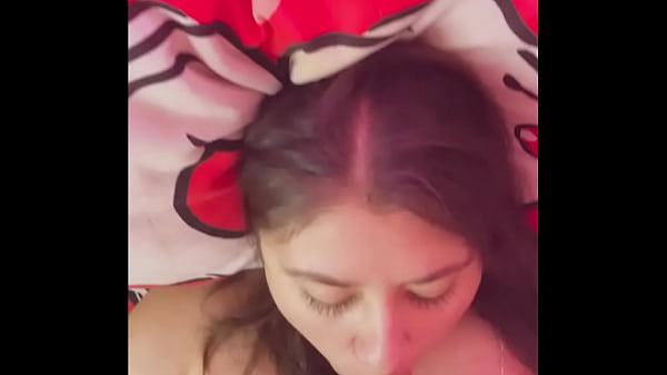 Latina Gives A Great Blowjob And Ends With Cum In Her Mouth thumbnail
