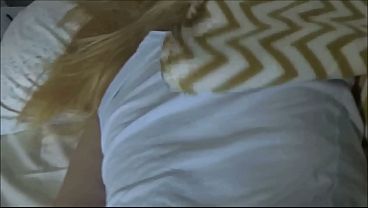 Waking Stepsister with a creampie! Our parents are in the next room and she is too loud!