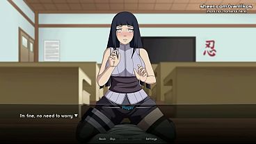 Naruto: Kunoichi Trainer | Hot 18yo Hinata Hyuga Teen Blowjob And Double Penetration Anal Sex. Her Tight Ass Gets Creampied | Naruto Anime Hentai Porn Game thumbnail