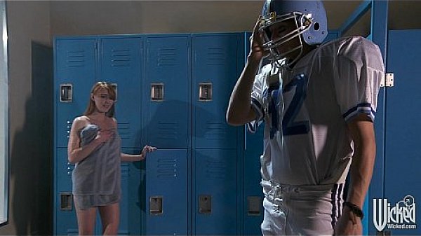 Redhead Fucked In The Locker Room thumbnail