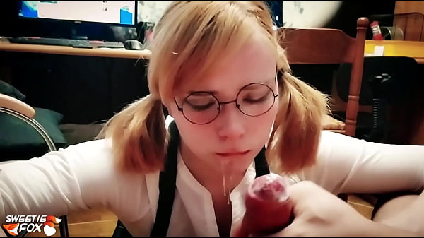 Charming Student Sloppy Facefuck Huge Dick - Cumshot Pov thumbnail