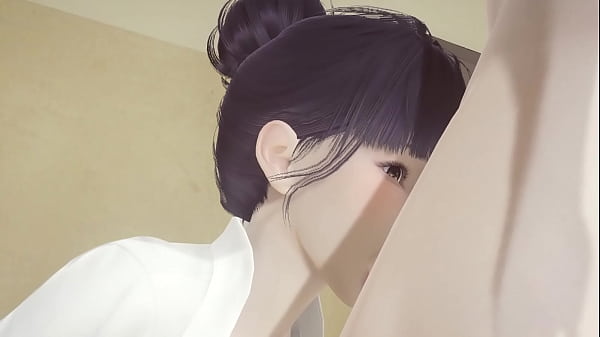 Hentai Uncensored - Shoko Blowjob & Penetrated On Four In A Library thumbnail