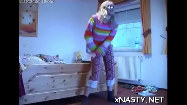Her j. pussy lips get totally destroyed in a fuck session