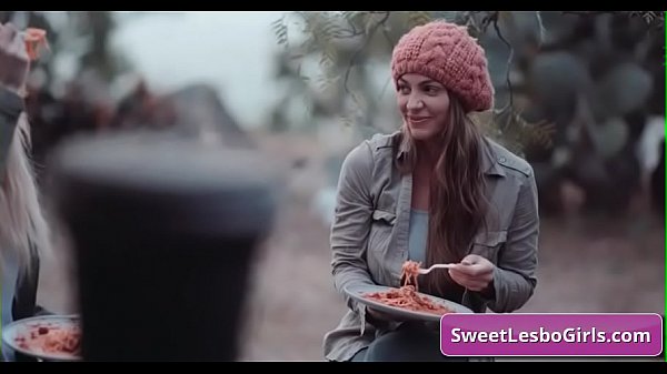 Naughty Lesbo Hot Babes Making Out In The Woods At Night thumbnail