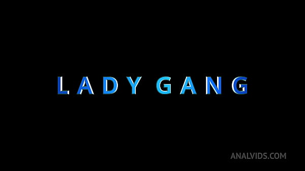 (No piss version) Lady Gang &quothorny waitress&quot vs 3 big cocks 0%pussy, DAP, bbc interracial, balls deep anal, spit, swallow PAF022