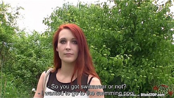 Bitch Stop - Outdoor Sex With Slutty Redhead thumbnail
