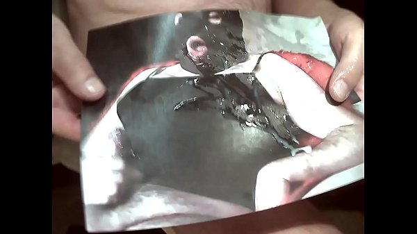 facial cumshot - guy gets cum into the mouth 