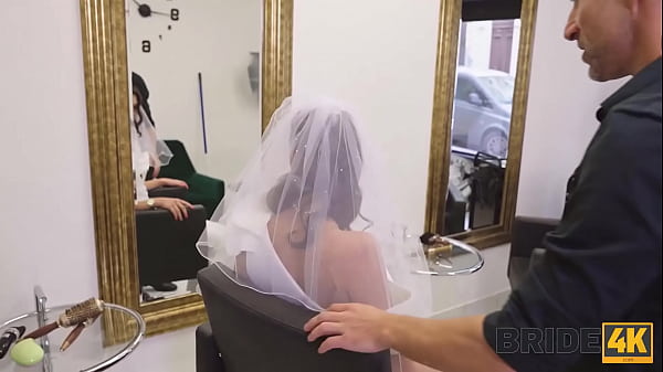Play MP4 - BRIDE4K&period; Hairdresser Fuck Fest