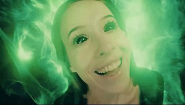 Nonton Lesbian Joi Threesome - Ebony Vampire Master Turns Blonde Teenagers Into Her Mesmerized Sex Slaves thumbnail