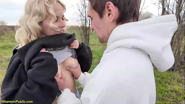 Beauty Skinny Girlfriend Gets Fucked Hard In Public And Her Sweet Mouth Gets Filled With Massive Cum thumbnail