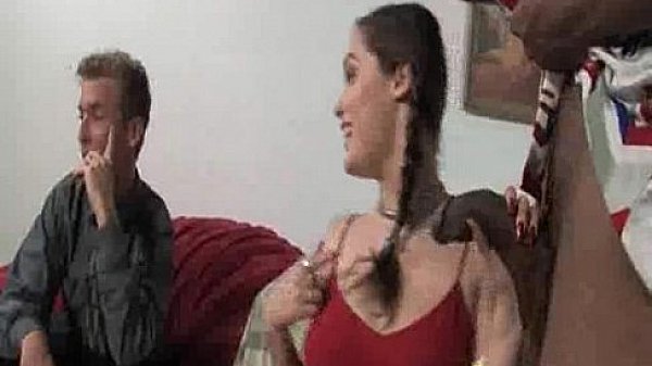 Teen Brunette Girl Sucks Black Cock 
